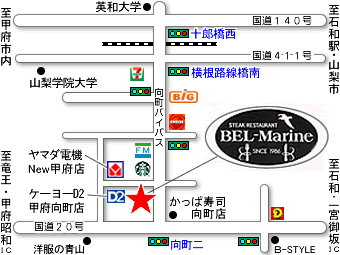 Bel‐Marine ステーキレストラン ベルマリンの地図